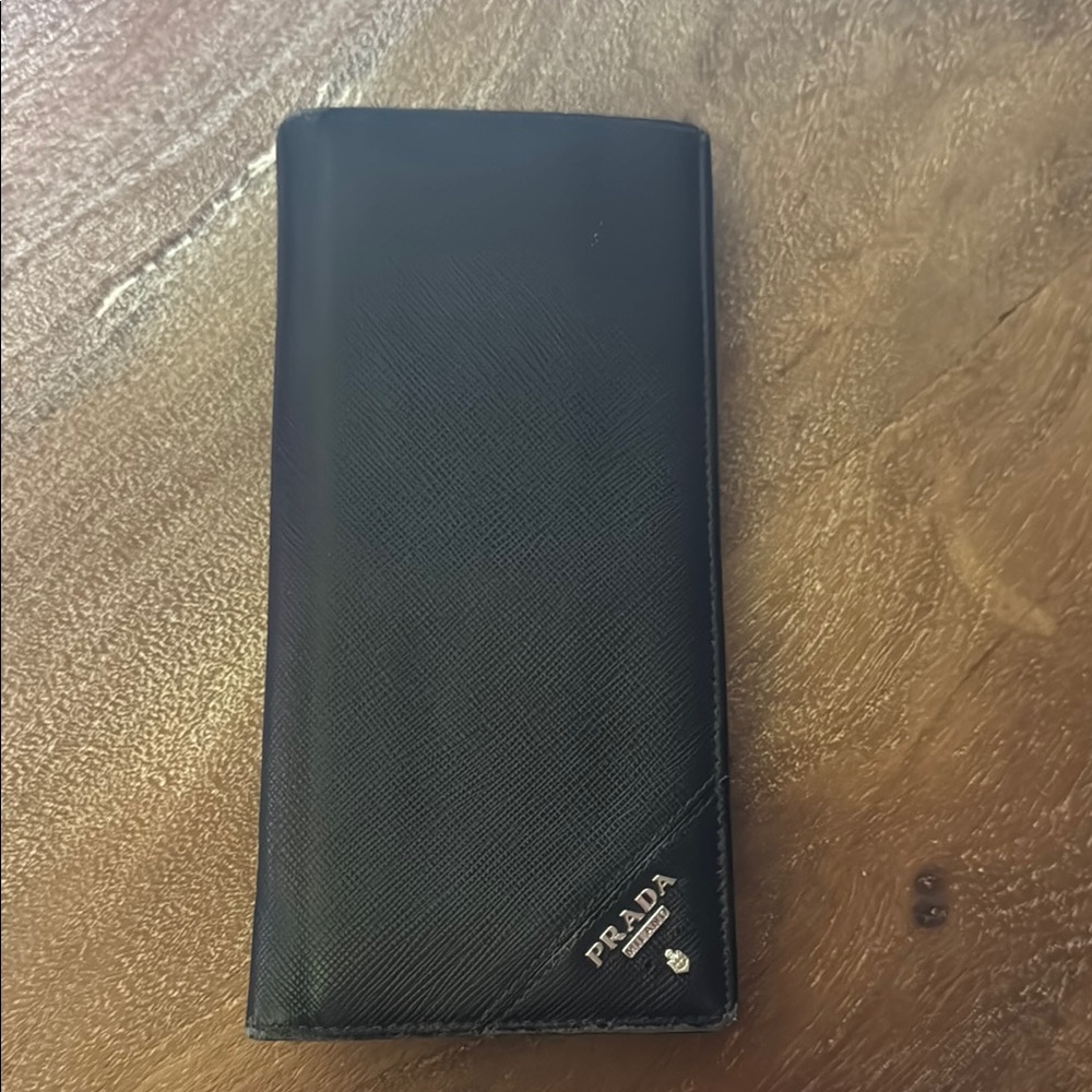 Prada Black Leather Wallet